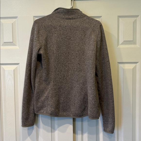 North Face Women’s Grey Fleece Zip Up Sweatshirt Size M - Picture 4 of 7
